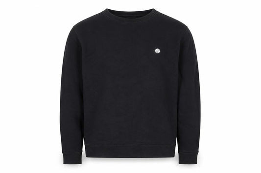 Pretty Green Men's Black Cotton Crew Neck Sweatshirt M