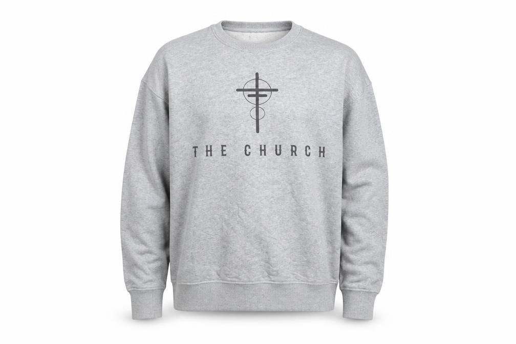 Ascolour Men's Grey Graphic Pullover Sweatshirt Medium