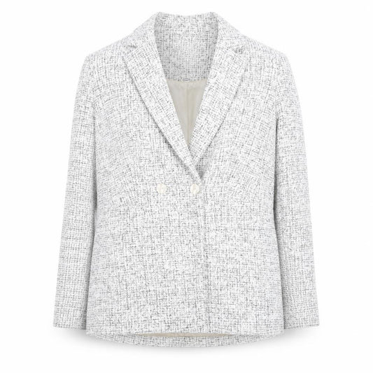 Next Women’s Grey Tweed Blazer Size 12 Workwear Classic Jacket