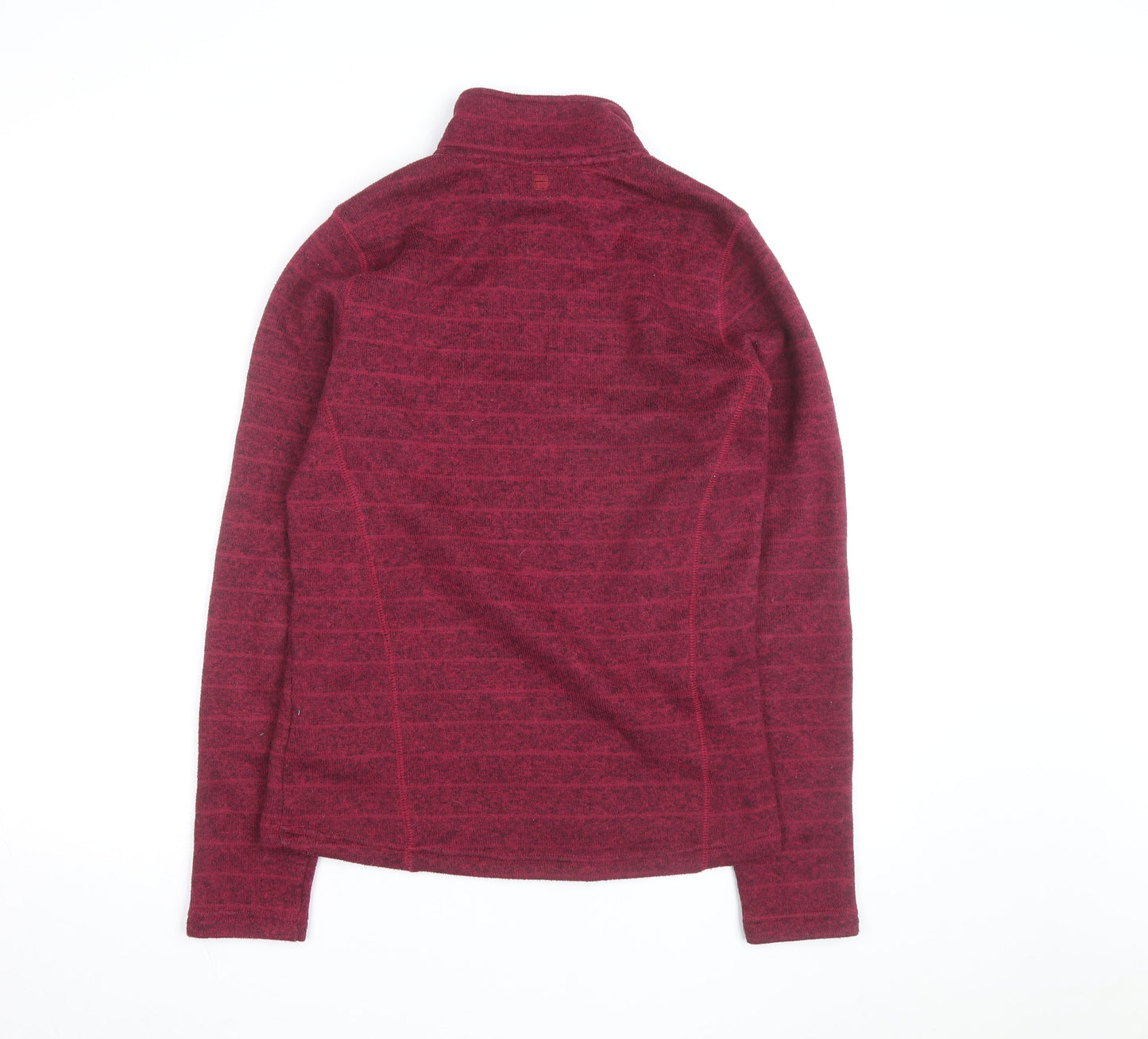 Mountain Warehouse Women Burgundy 1/2 Zip Fleece Pullover UK 14