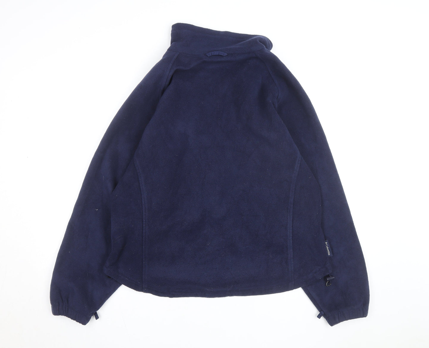 Columbia Women's Blue Fleece Full Zip Jacket Size L Outdoor Hiking