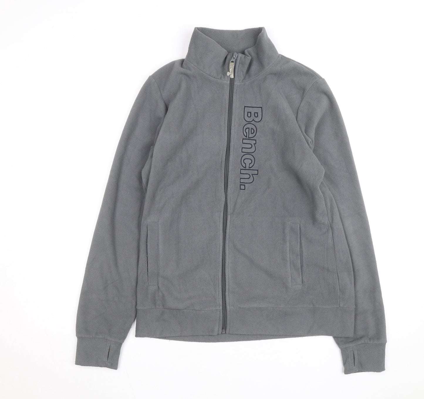 Bench Boys Grey Fleece Full Zip Basic Jacket 15-16 Years