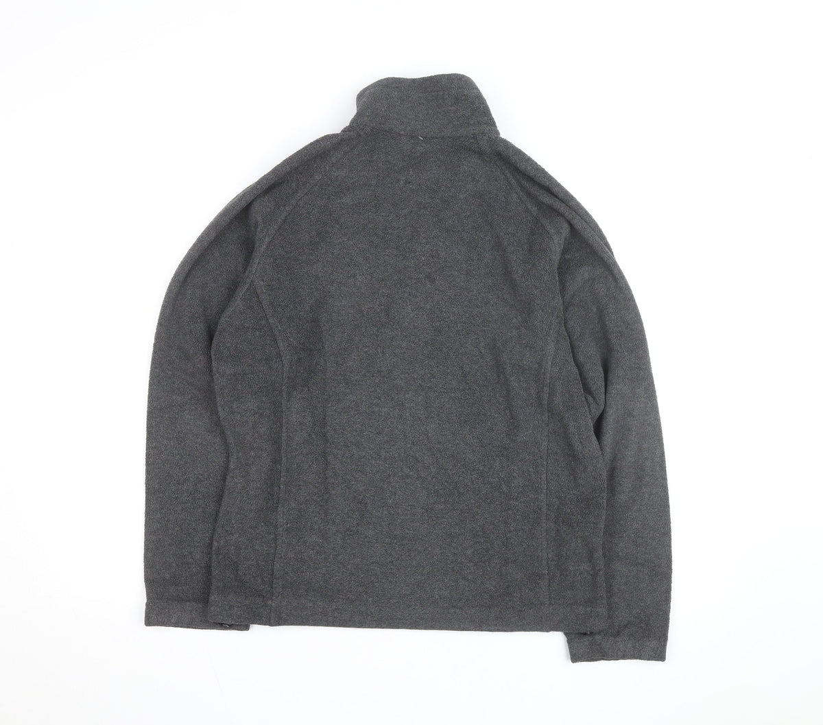 Columbia Women's Grey Fleece Full Zip Jacket Size S Lightweight Outdoor