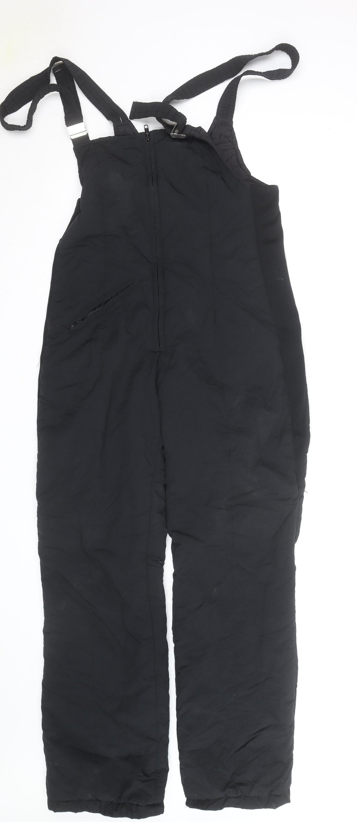Obermeyer Women's Black Insulated Snow Pants with Adjustable Straps Size 12