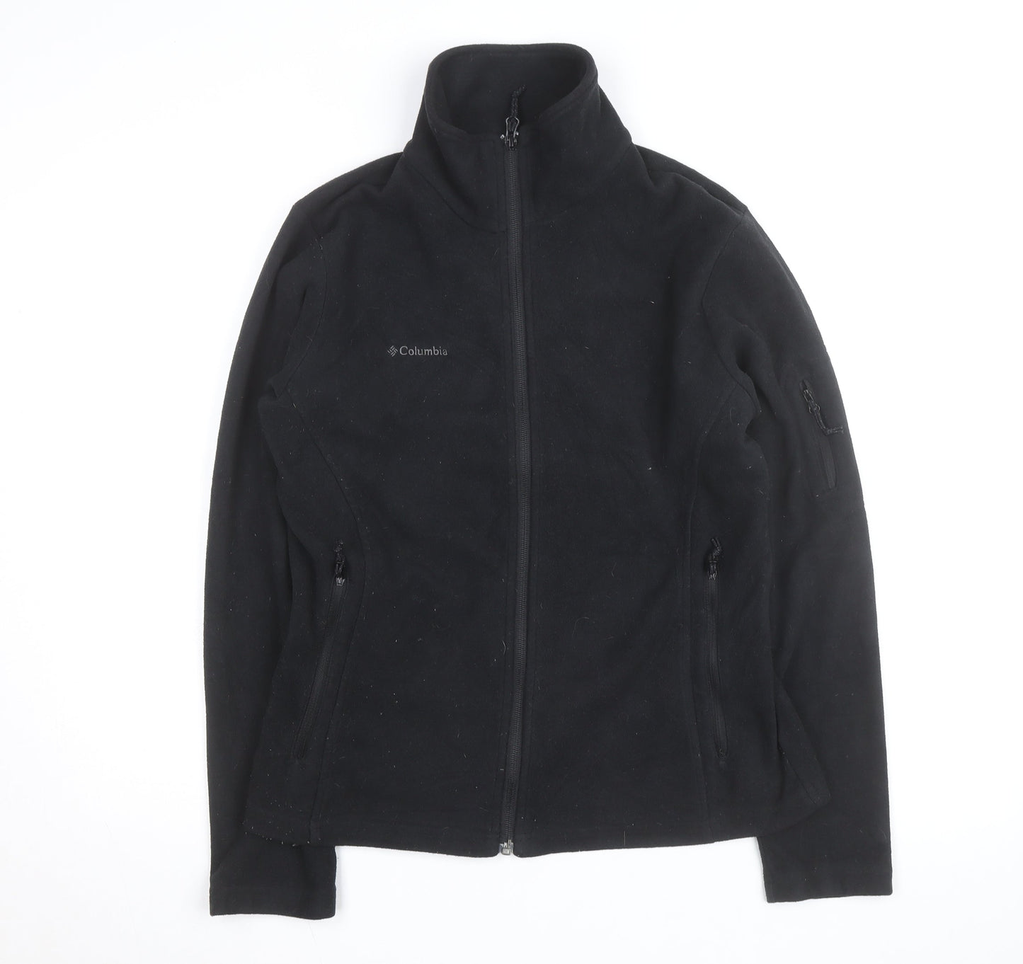 Columbia Women's Black Fleece Full Zip Activewear Jacket Size M