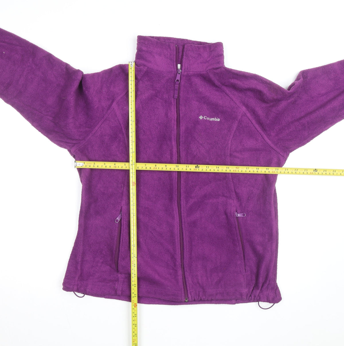 Columbia Women's Purple Fleece Full Zip Jacket XL Activewear