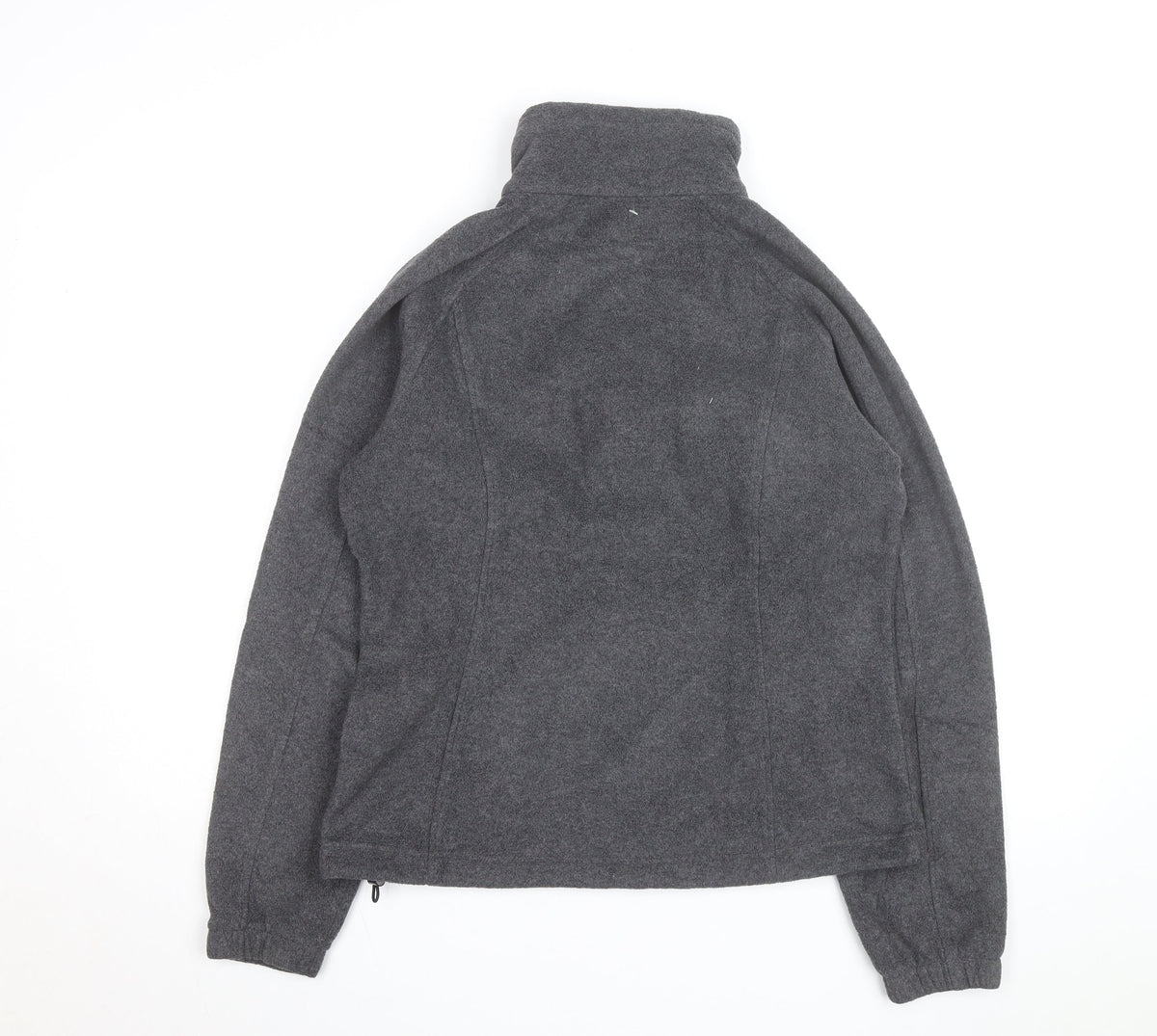 Columbia Womens Grey Fleece Full Zip Jacket Size M Outdoor Active