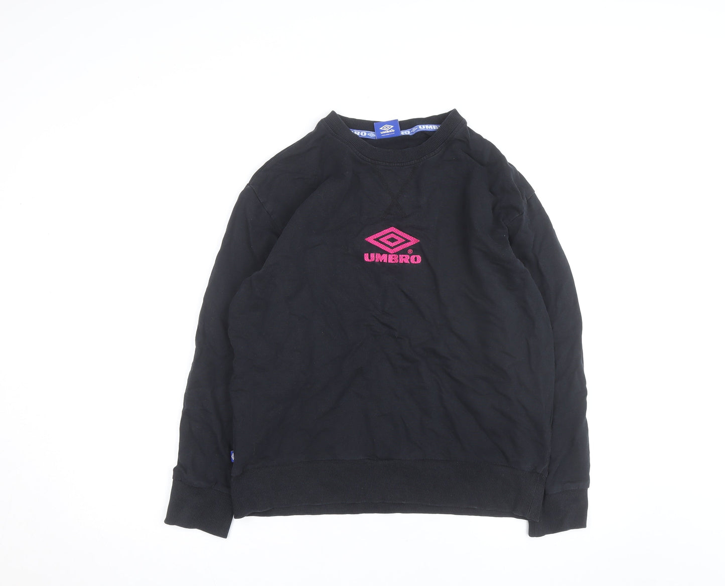 Umbro Men's Black Crew Neck Pullover Sweatshirt Size L