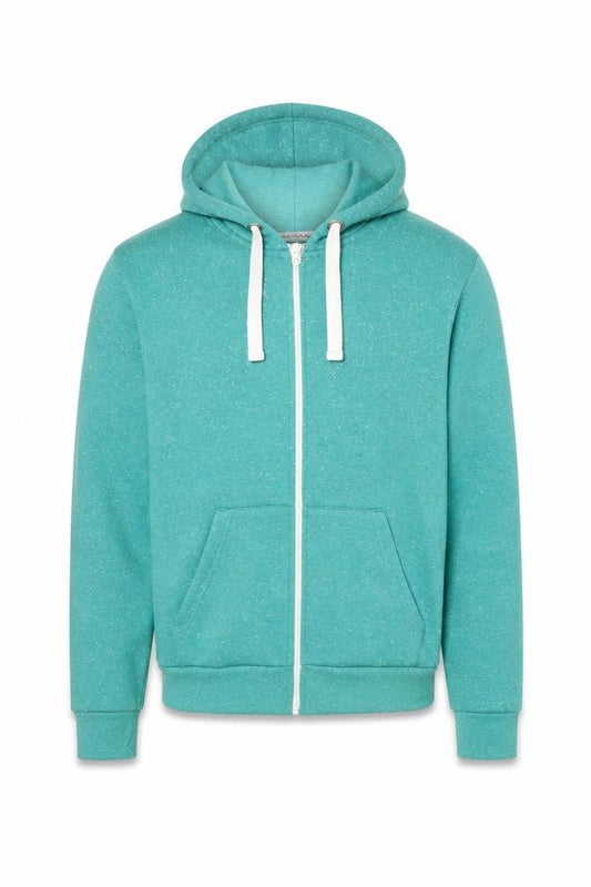 United Colors of Benetton Men's Green Full Zip Hoodie Small Regular Fit Fleece