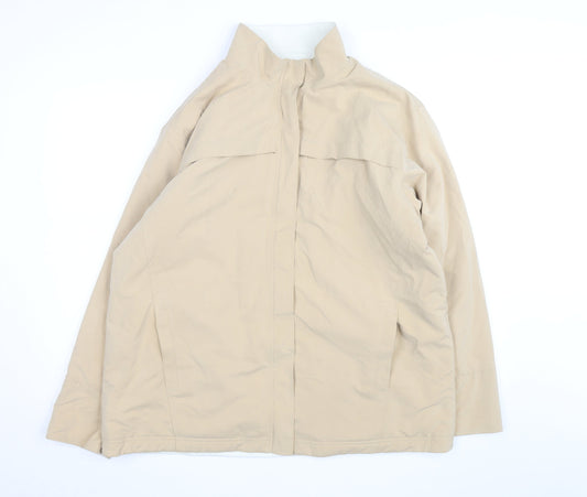 Marks and Spencer Womens Beige Water Resistant Mid-Length Jacket UK 18