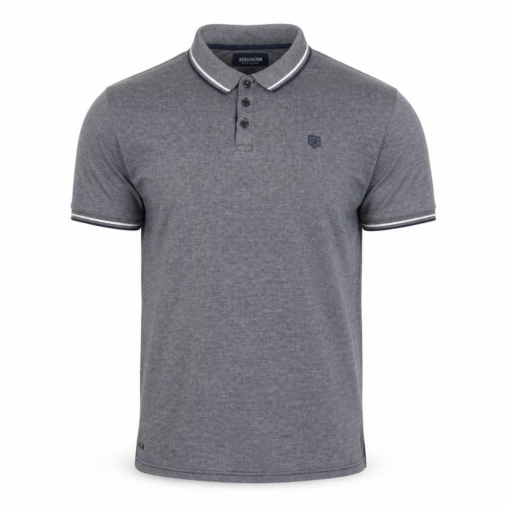 Kensington Eastside Men’s Grey Cotton Polo Shirt XL