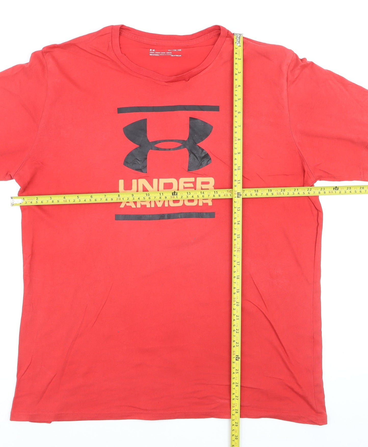 Under Armour Men's Red XL HeatGear Sports T-Shirt Loose Fit