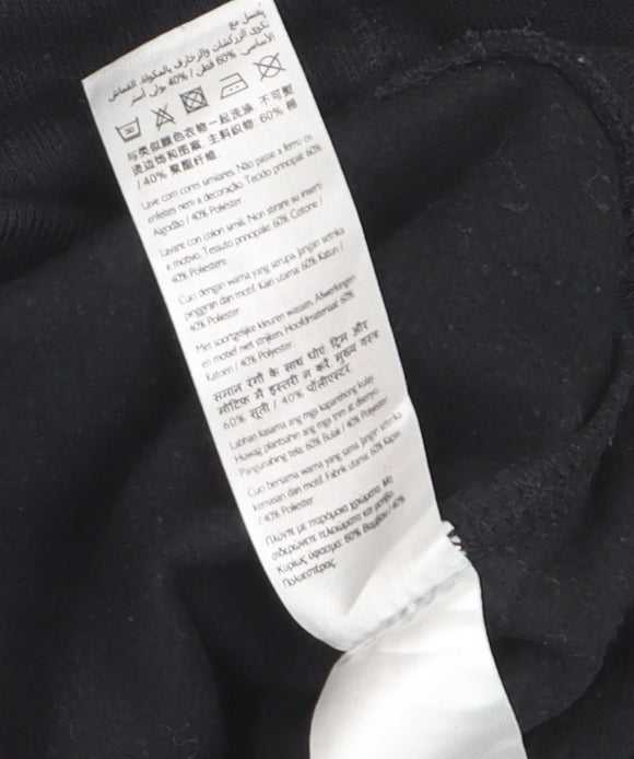 Jack Wills Women's Black Size 8 Crew Neck Sweatshirt