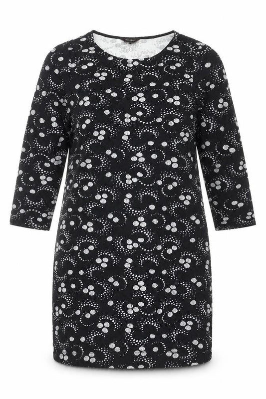 Phase Eight Women Black Size 14 Shift Knee Length Dress