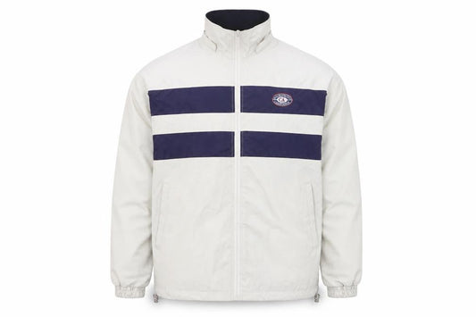 MBM Gear Men's Beige Windbreaker Jacket L Waterproof Full Zip