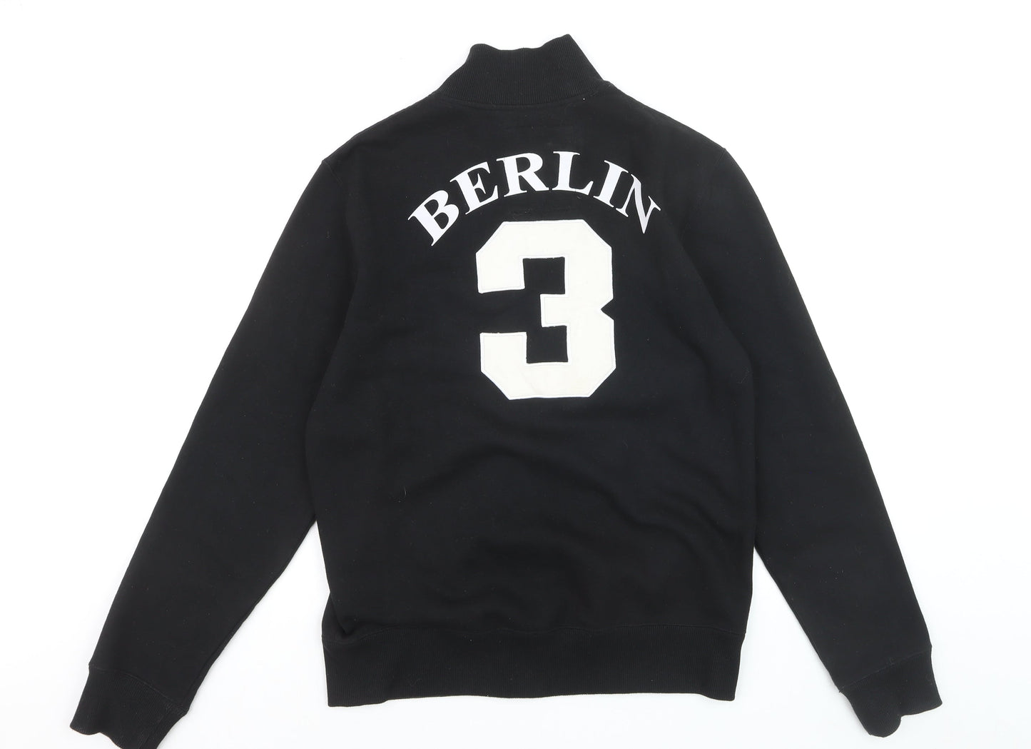 Robin Ruth Men's Black Full Zip Berlin Sweatshirt Size M