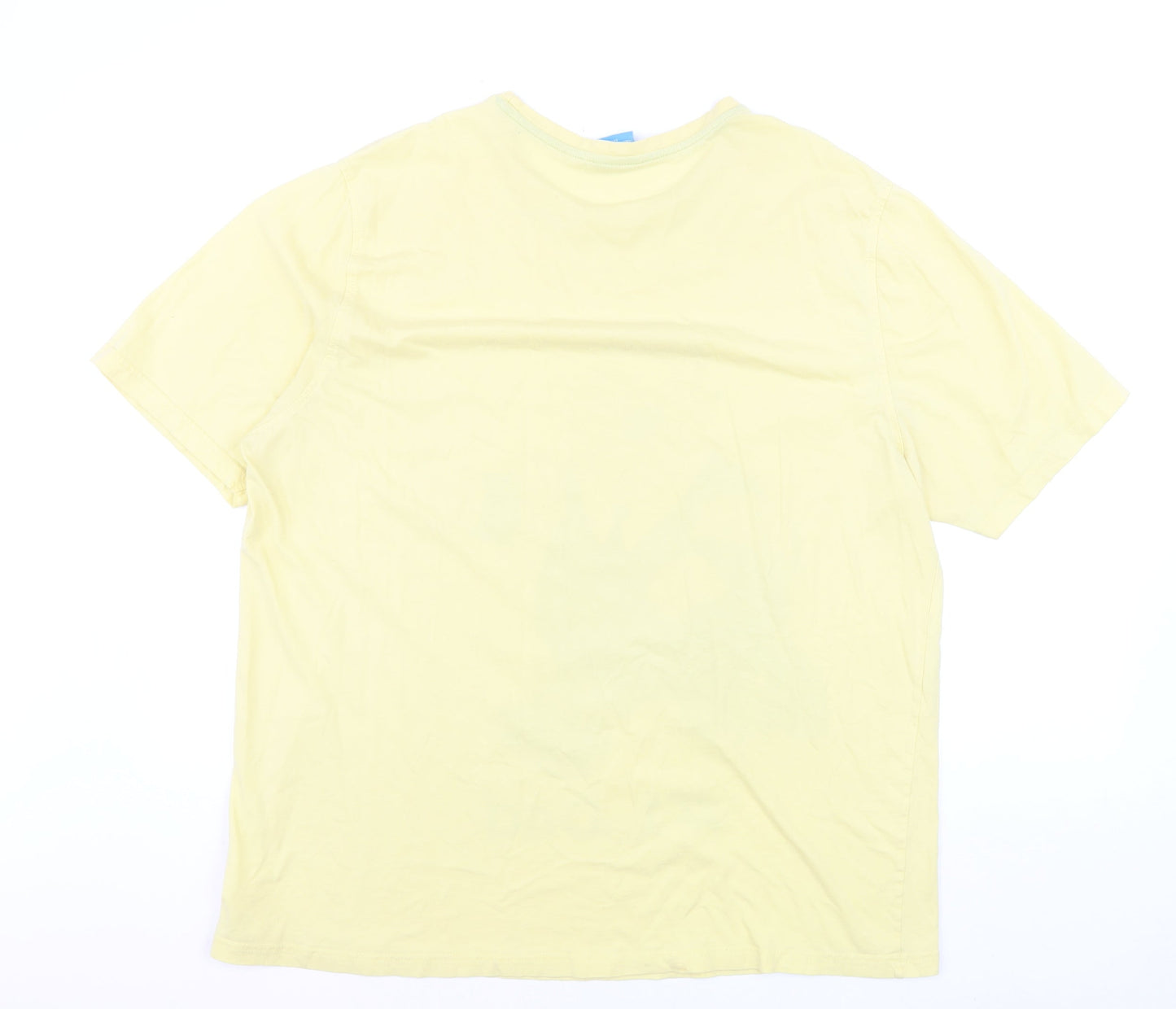 George Men's Yellow Family Guy #1 Dad Graphic T-Shirt XXL
