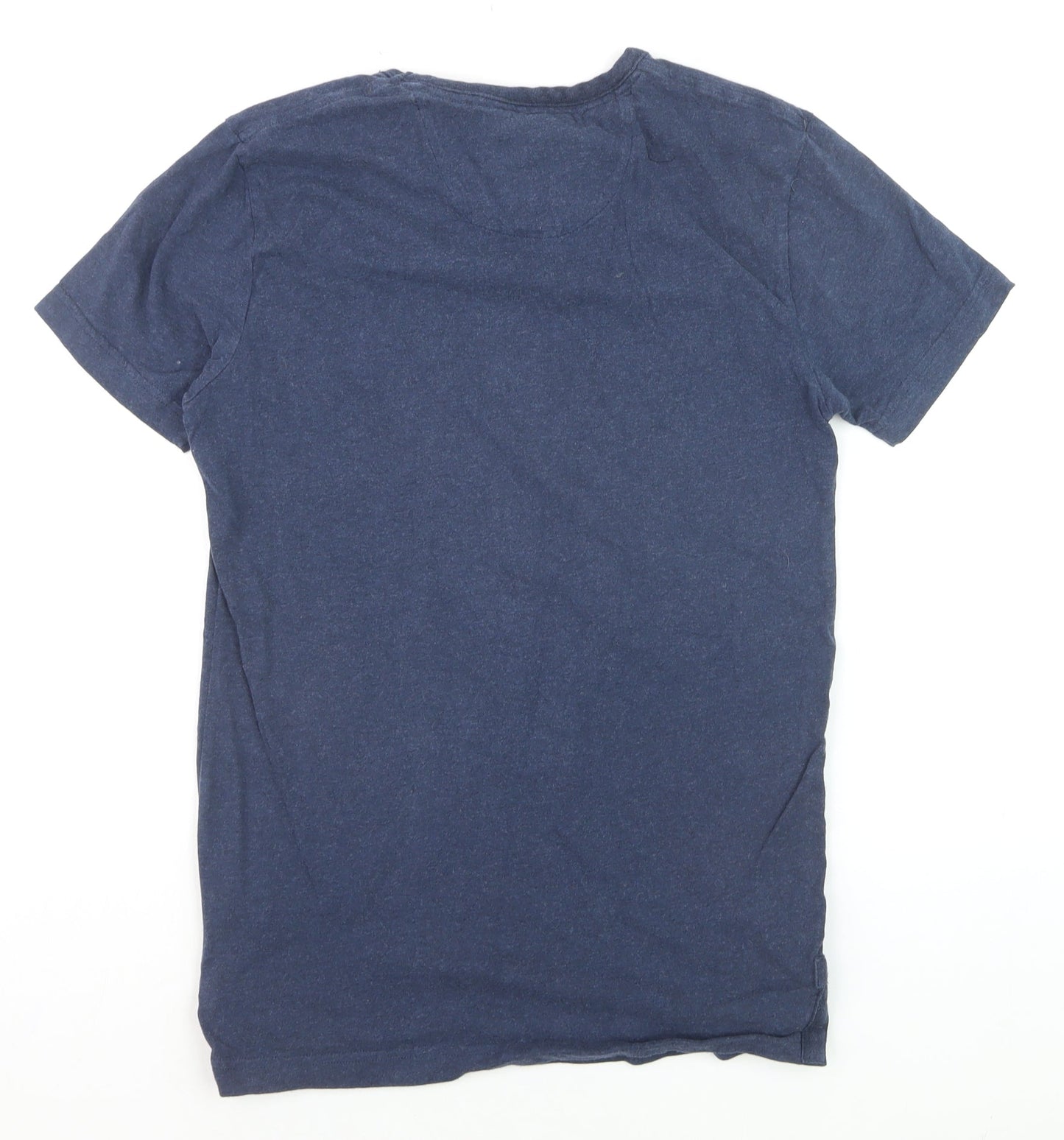 Canterbury Womens Blue Cotton England RFU Rose T-Shirt Size L