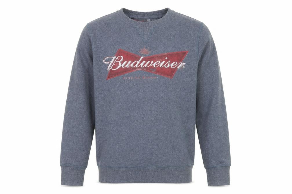 Next Men’s Blue Budweiser Logo Pullover Sweatshirt Size S