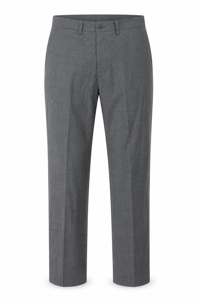Marks & Spencer Men's Charcoal Grey Regular Fit Dress Trousers 30in Waist