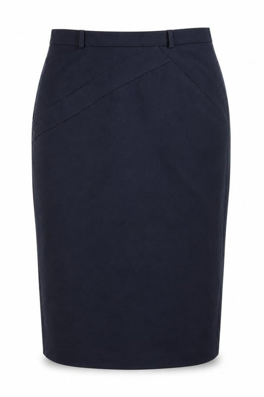 Ravens Women’s Blue Wool Pencil Skirt Size 14 Vintage Workwear