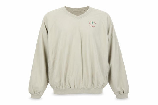 Munsingwear Men’s Beige V-Neck Pullover Golf Sweatshirt L