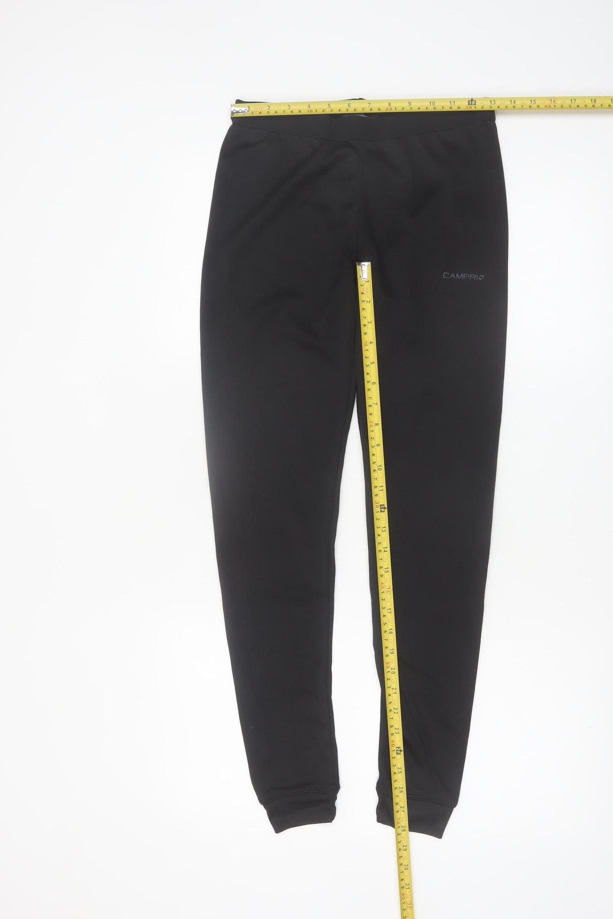Campri Womens Black Size 12 Slim Fit Sports Leggings