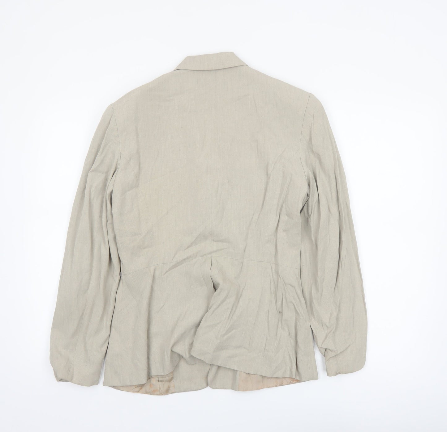 Cartoon Women's Beige Single-Breasted Tailored Jacket Size 10