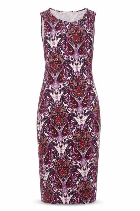 Miss Selfridge Women's Multicoloured Paisley Bodycon Dress Size 6