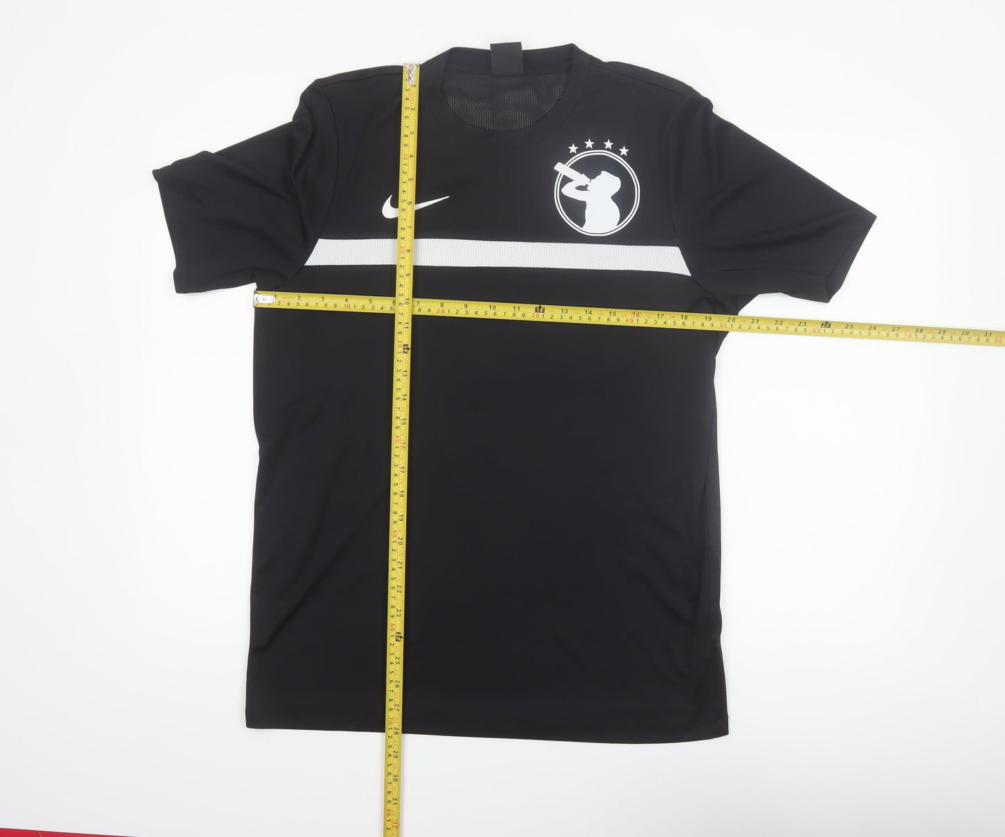 Nike Men’s Black Dri-Fit T-Shirt Sz L Slotty's Eleven Bud Spencer Sports Tee