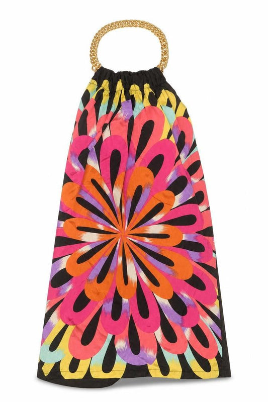 Unique Boutique Women’s Multicoloured Halter Knee Dress S