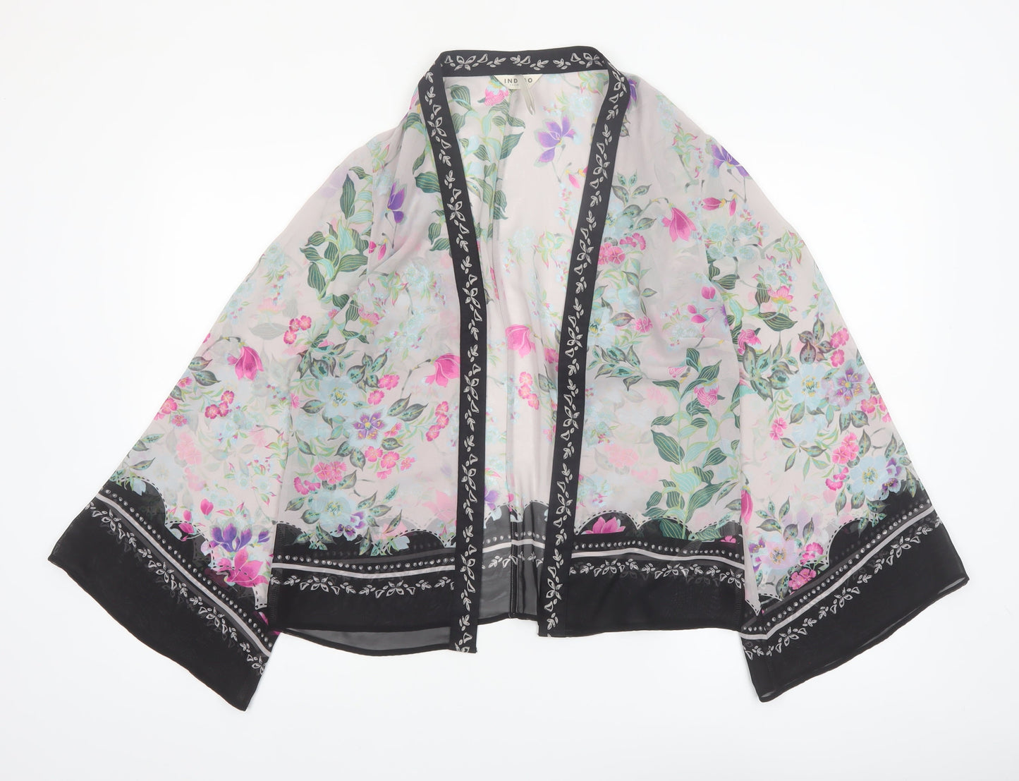 Marks and Spencer Women’s Multicoloured Floral Sheer Beach Cover Up Size 12