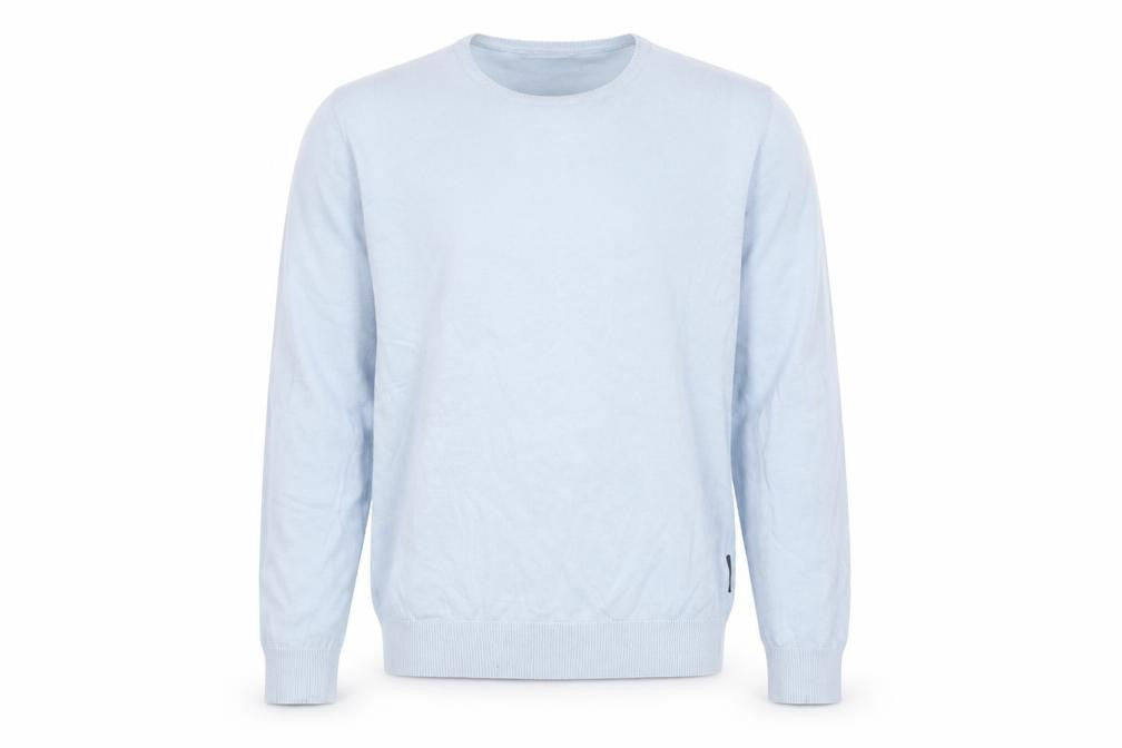 French Connection Men's Blue Cotton Crew Neck Jumper XL