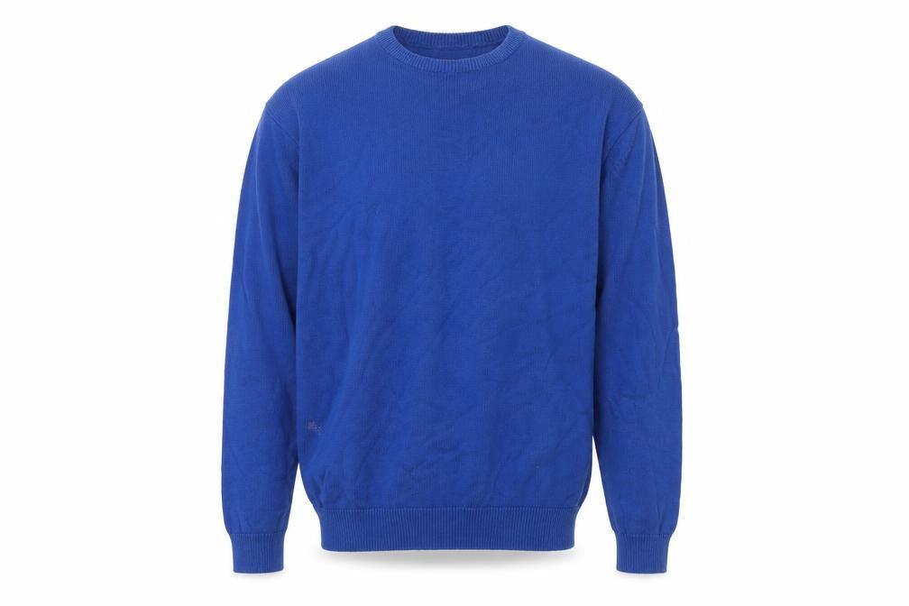 James Pringle Men Blue XL V-Neck Cotton Pullover Jumper