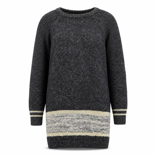 River Island Women Grey Knit Long Sleeve Jumper Dress Size 10