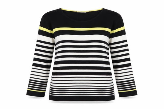 Country Casuals Petite Women's Multicoloured Striped Cotton Jumper M