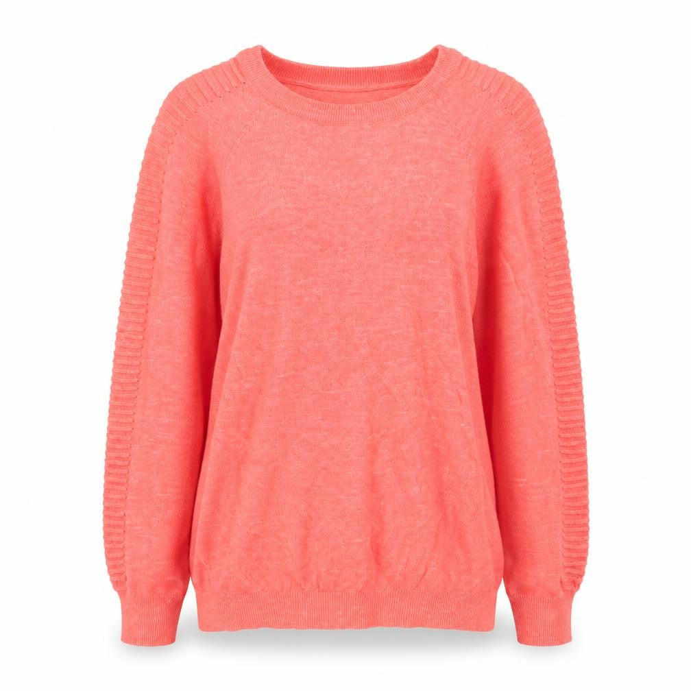 Whistles Women's Pink Crew Neck Long Sleeve Knit Jumper Size 10