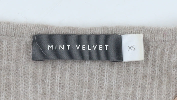 Mint Velvet Women's Multicoloured Striped Knit Pullover Jumper XS