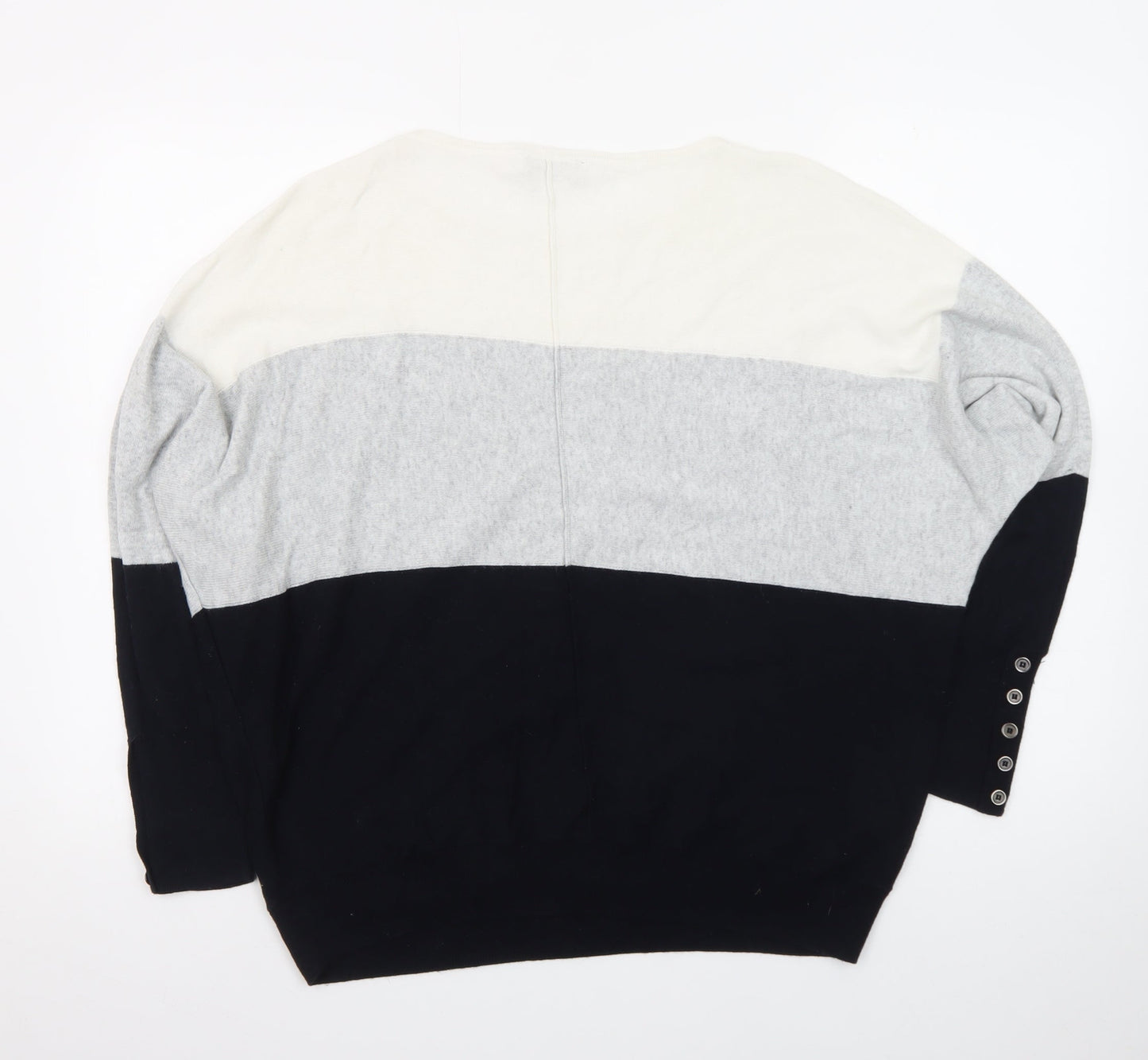 Mint Velvet Women's Multicoloured L Relaxed Knit Pullover Jumper