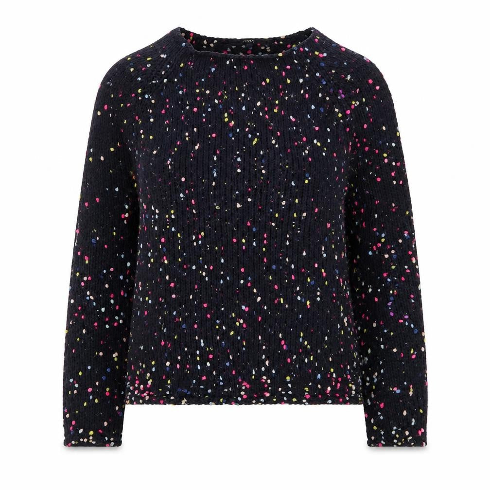 Next Womens Navy Multicoloured Knit Jumper XS Long Sleeve