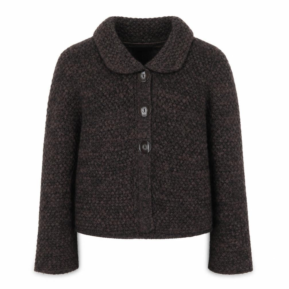 Marks & Spencer Women's Brown Collared Cardigan UK 14