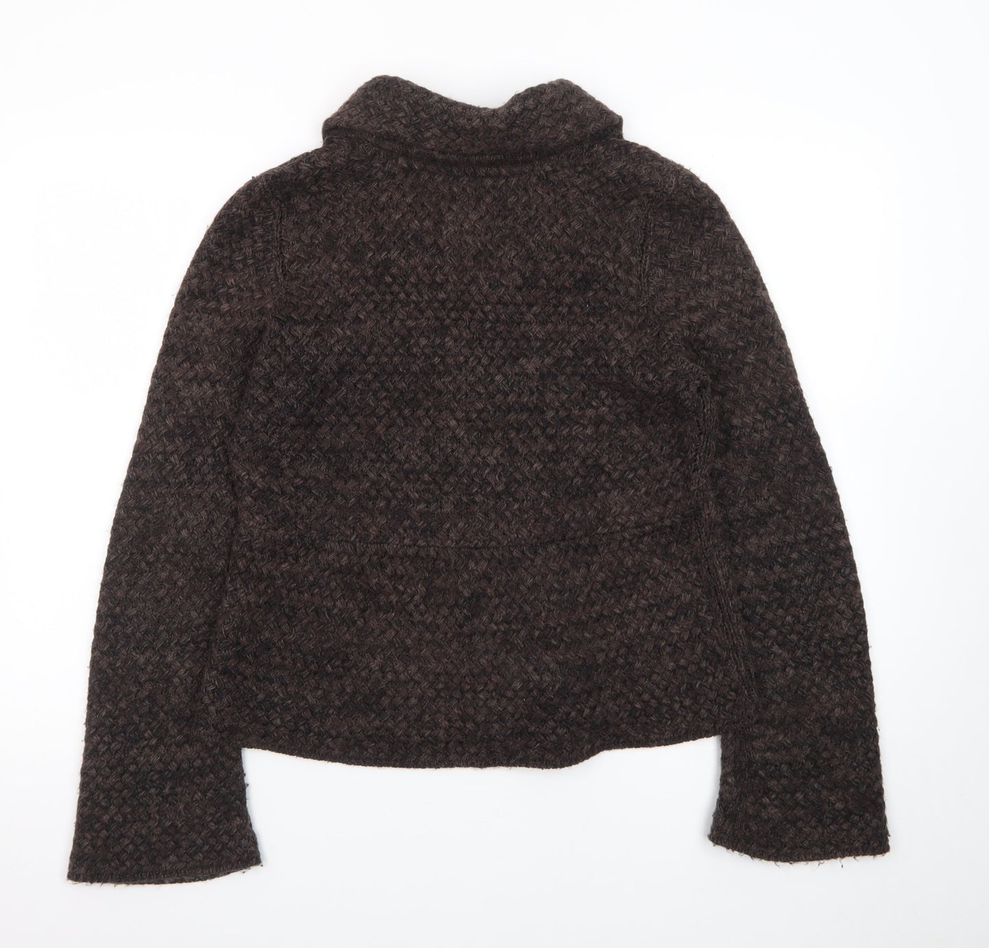 Marks and Spencer Women's Brown Collared Cardigan UK 14