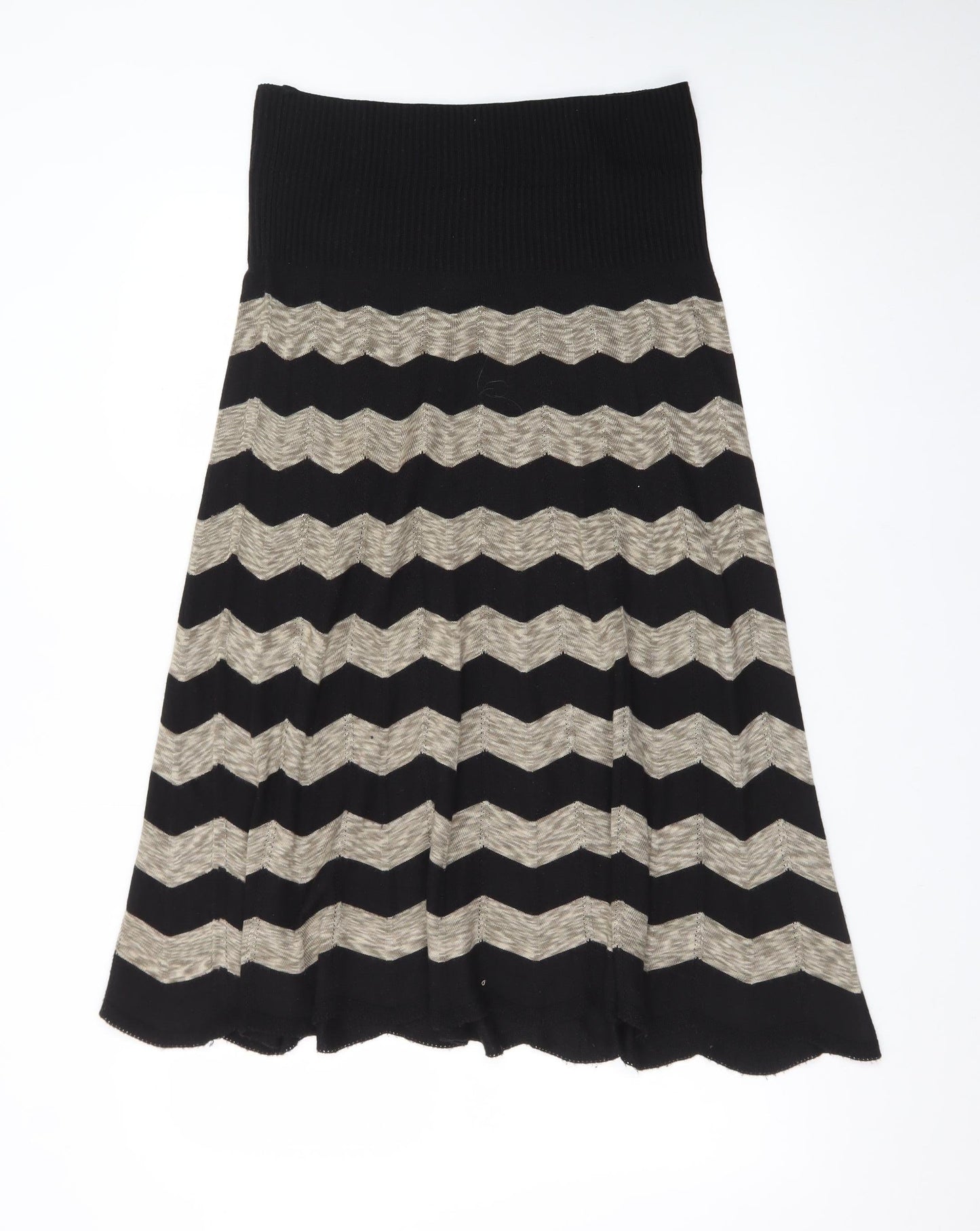 Marks and Spencer Per Una Women’s Black Size 14 A-Line Knit Skirt