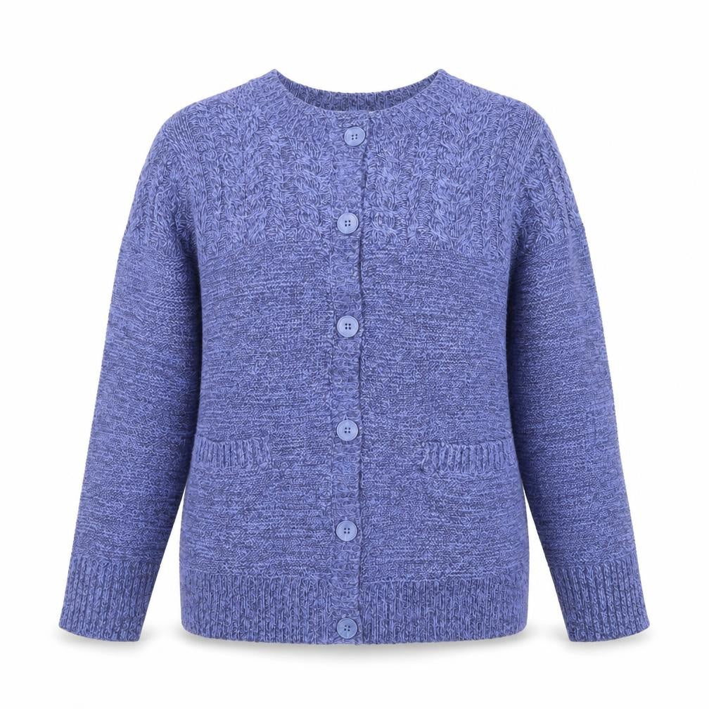 Honor Millburn Women's Purple Acrylic Cardigan Size M 14-16