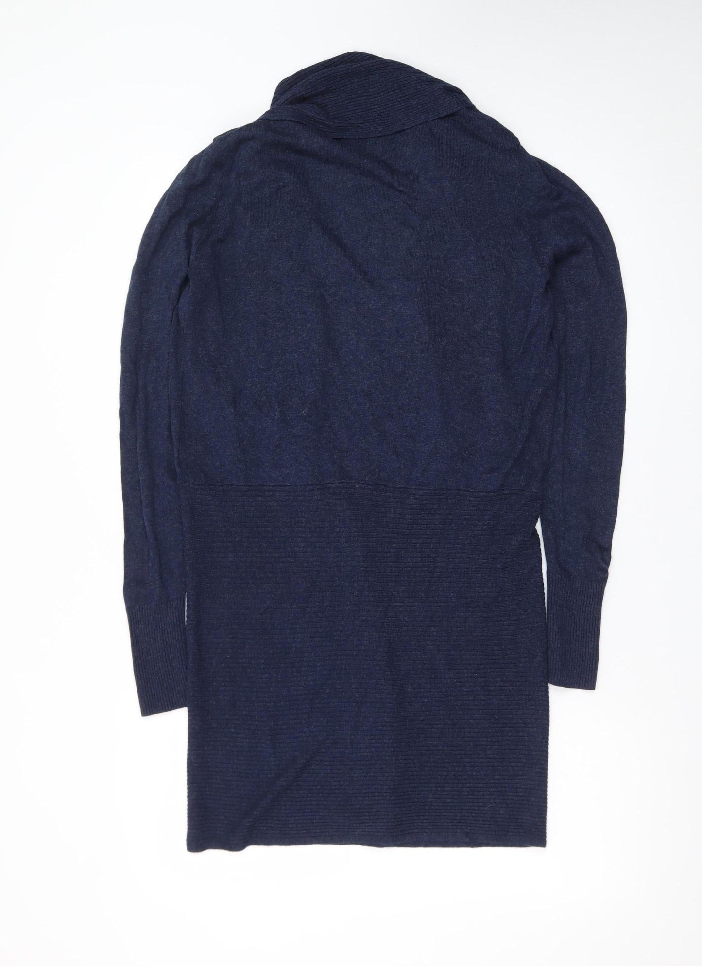 Marks and Spencer Women's Blue Open Knit Long Sleeve Cardigan M