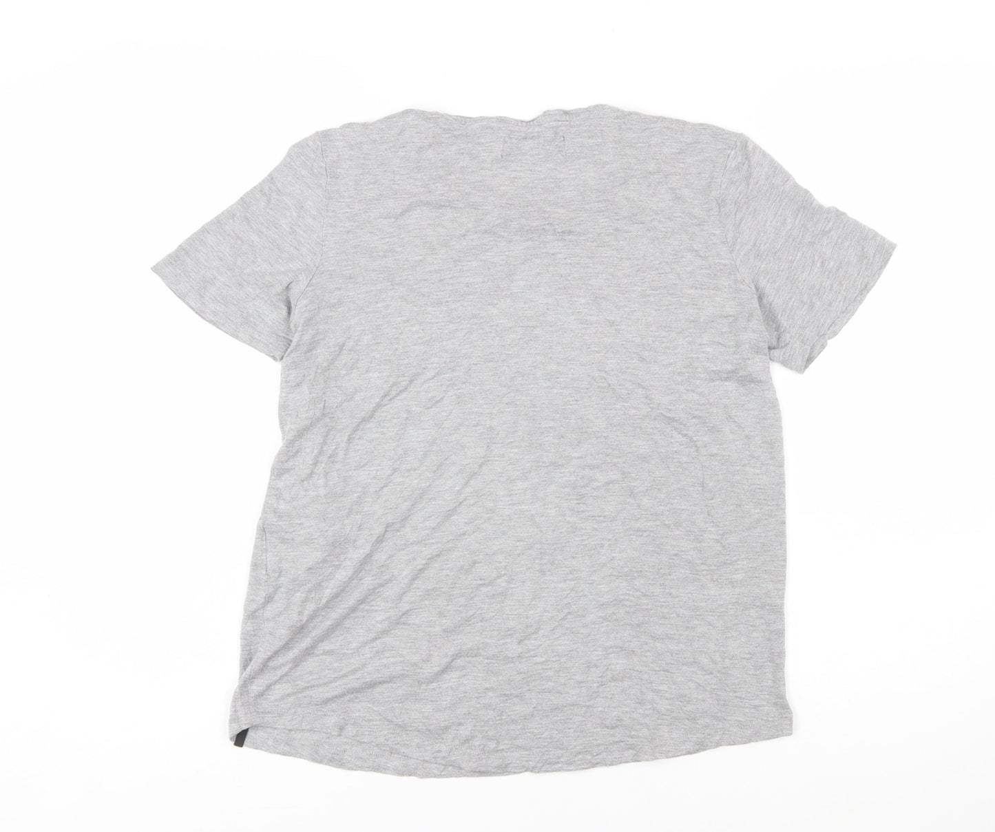 Superdry Womens Grey Cotton Basic T-Shirt Size 8