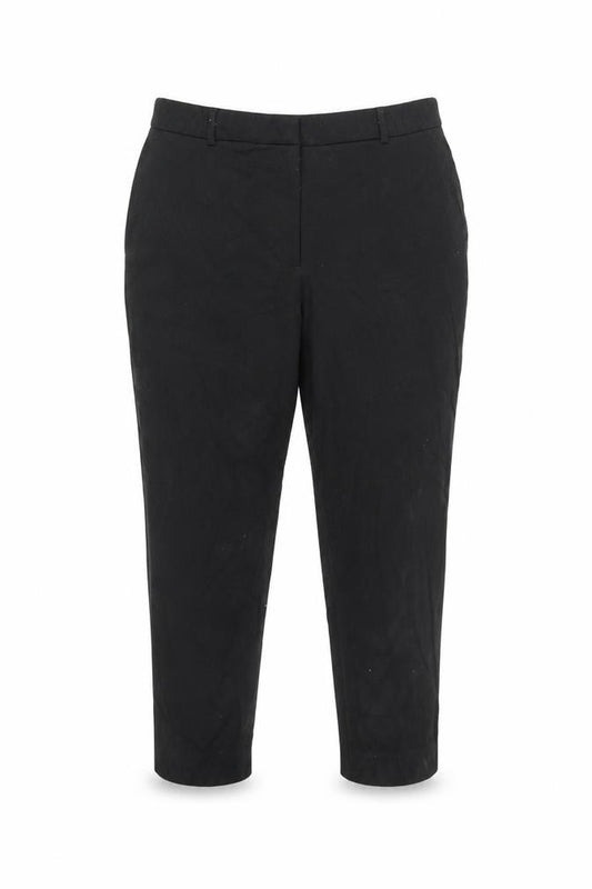 Abercrombie & Fitch Women's Black Chino Trousers Size 16 Curve Love