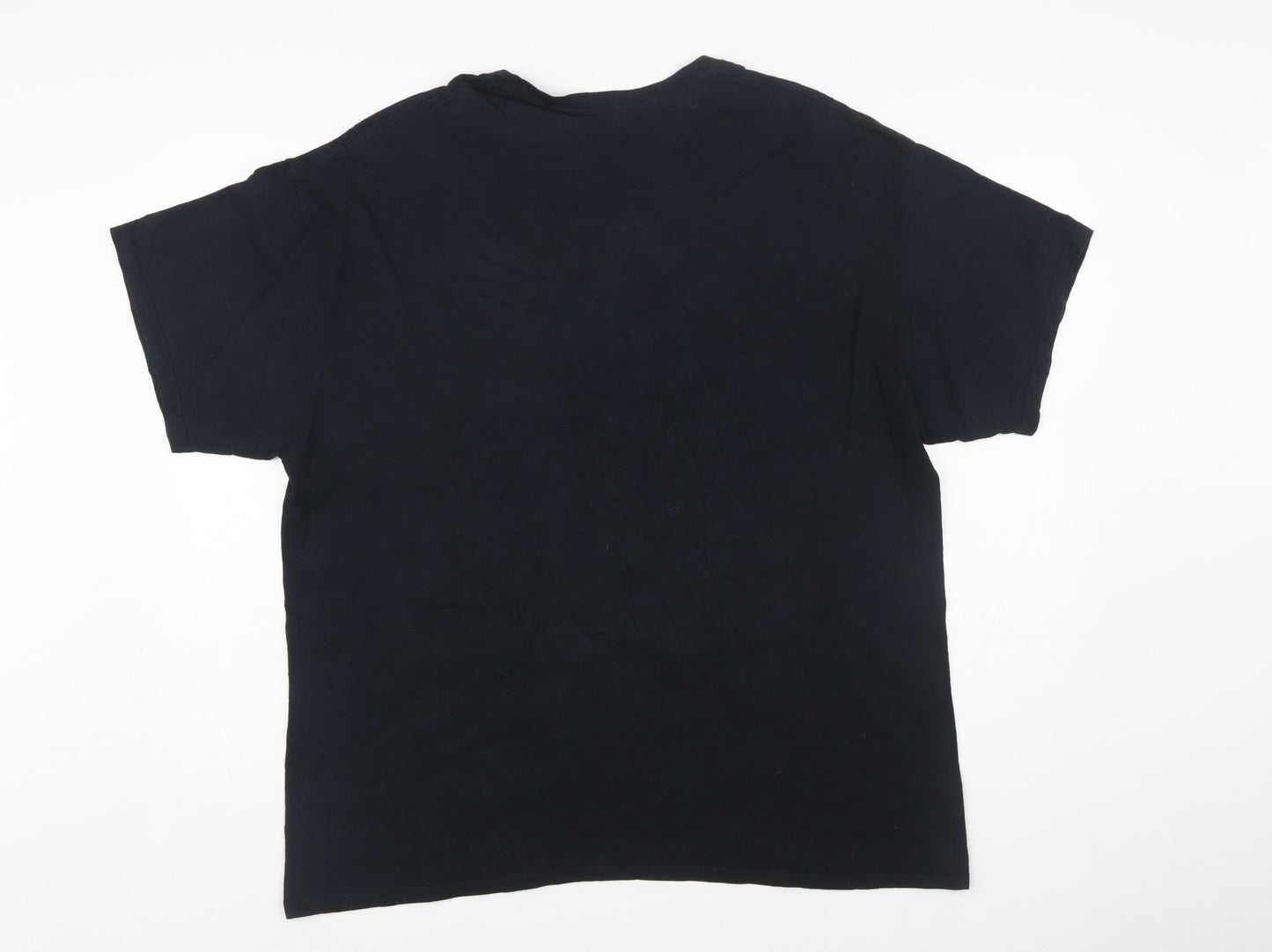 Gildan Men's Black XL Midwest Racing Graphic Cotton T-Shirt