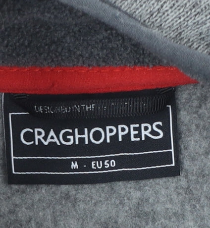 Craghoppers Mens Grey Fleece Full Zip Jacket Size M Outdoor Hiking