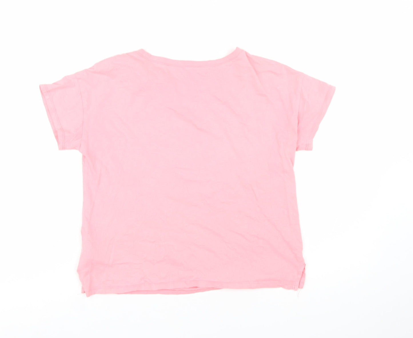 GAP Kids Girls Pink Sequin Sloth 'Chillax' T-Shirt XL 12-13 Years